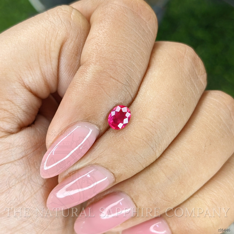0.54 Ct. Pinkish Red Ruby from Mozambique
