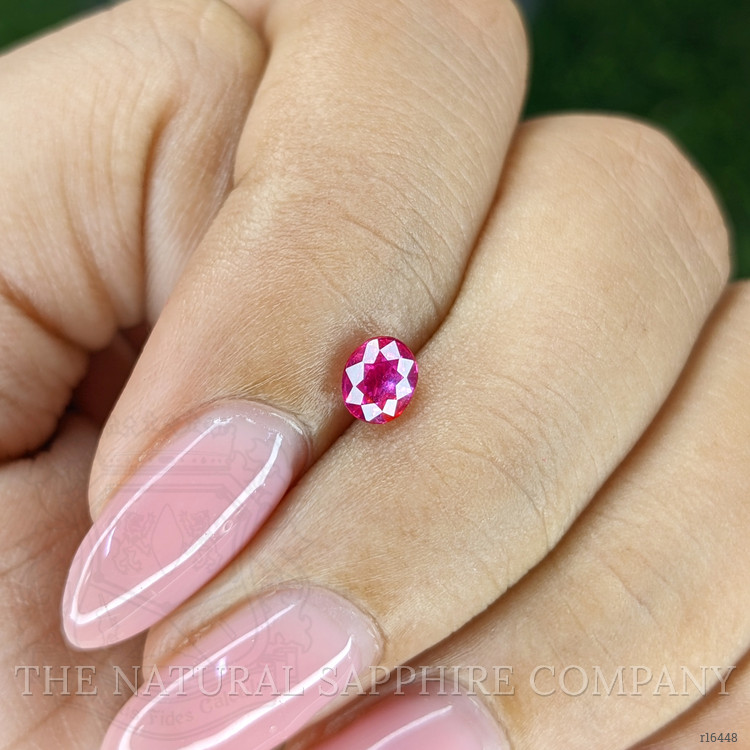 0.49 Ct. Pinkish Red Ruby from Mozambique
