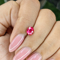 1.03 Ct. Pinkish Red Ruby from Mozambique Life Style