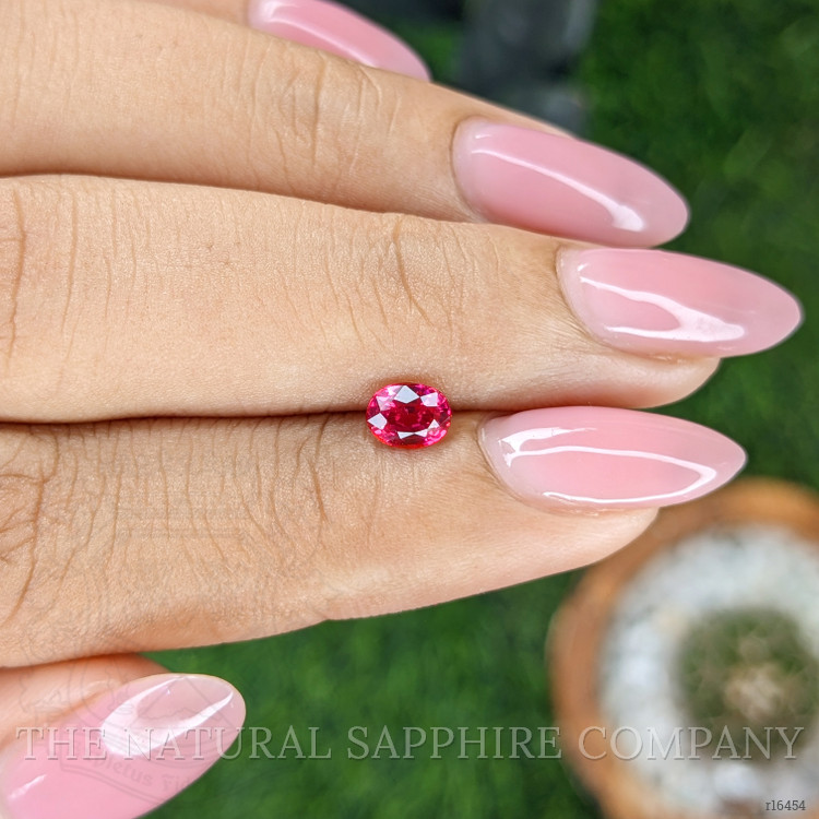 0.58 Ct. Pinkish Red Ruby from Mozambique