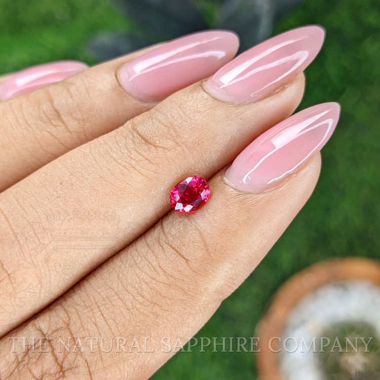 0.58 Ct. Pinkish Red Ruby from Mozambique
