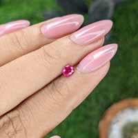 0.29 Ct. Pinkish Red Ruby from Mozambique Life Style