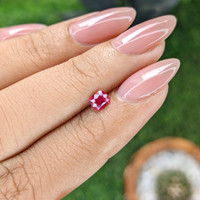 0.45 Ct. Pinkish Red Ruby from Mozambique Life Style