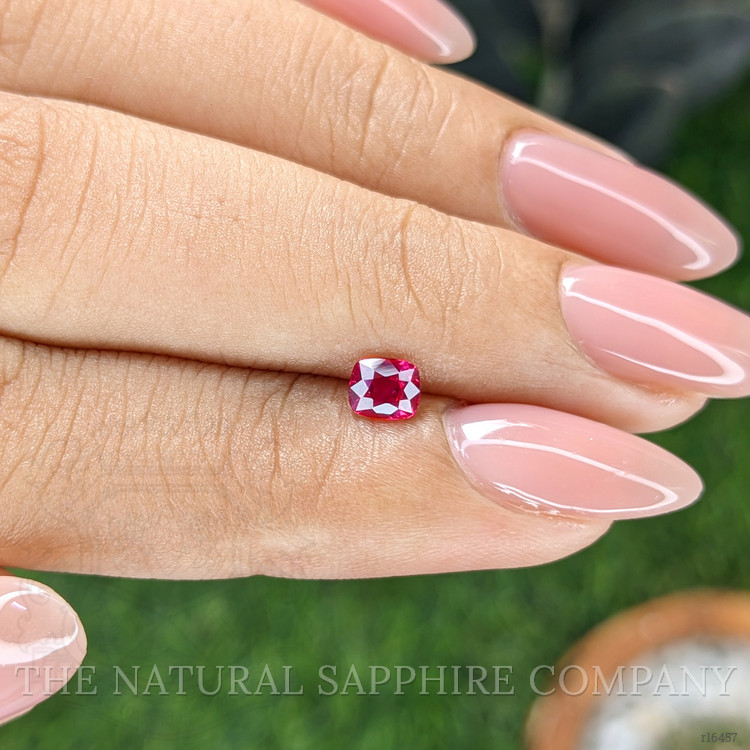 0.45 Ct. Pinkish Red Ruby from Mozambique