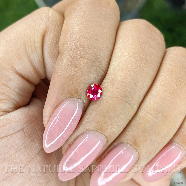0.34 Ct. Pinkish Red Ruby from Mozambique