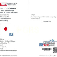 5.02 Ct. Ruby from Mozambique Scan Report