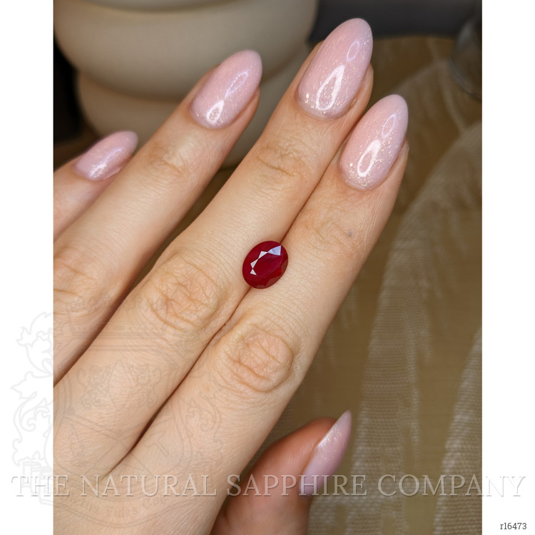 3.03 Ct. Orangish Red Ruby from Burma (Myanmar)