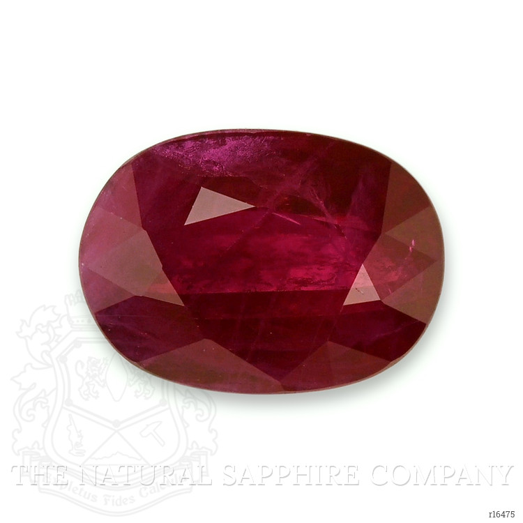 3.01 Ct. Purplish Red Ruby from Burma (Myanmar)