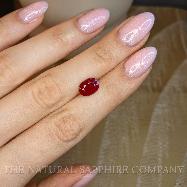 3.01 Ct. Purplish Red Ruby from Burma (Myanmar)