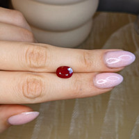3.01 Ct. Purplish Red Ruby from Burma (Myanmar) Life Style