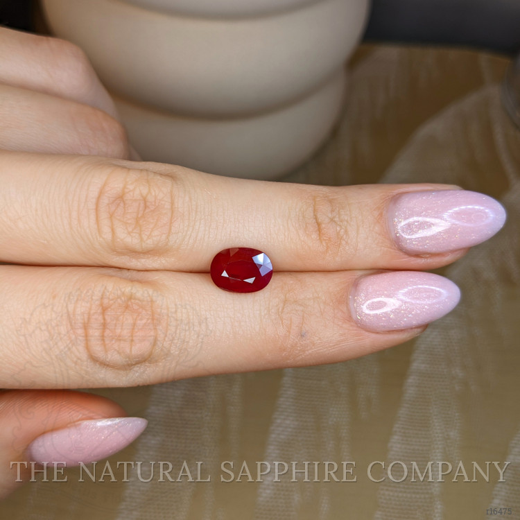 3.01 Ct. Purplish Red Ruby from Burma (Myanmar)