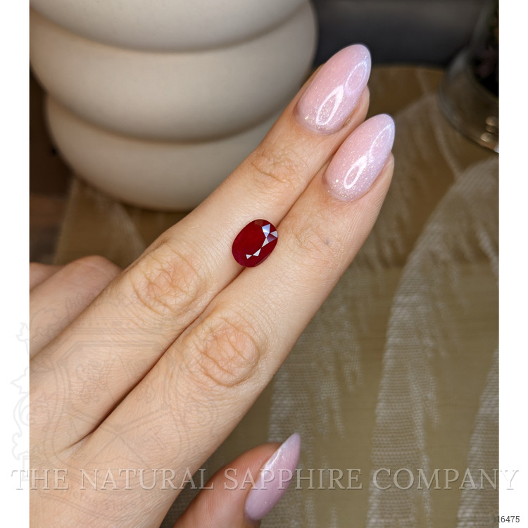 3.01 Ct. Purplish Red Ruby from Burma (Myanmar)
