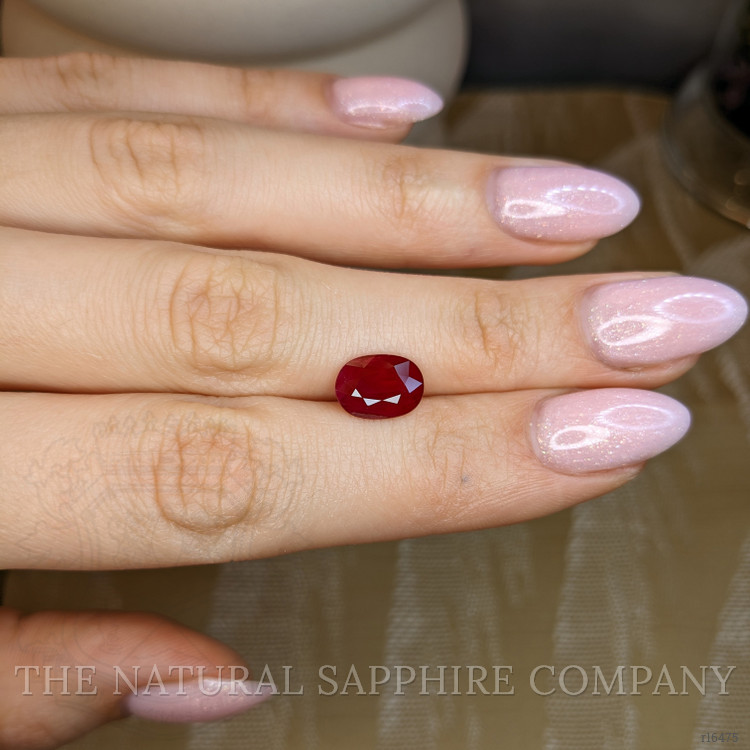 3.01 Ct. Purplish Red Ruby from Burma (Myanmar)