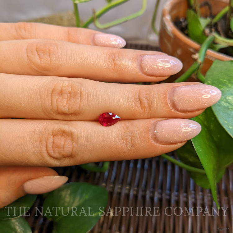 1.63 Ct. Pinkish Red Ruby from Burma (Myanmar)