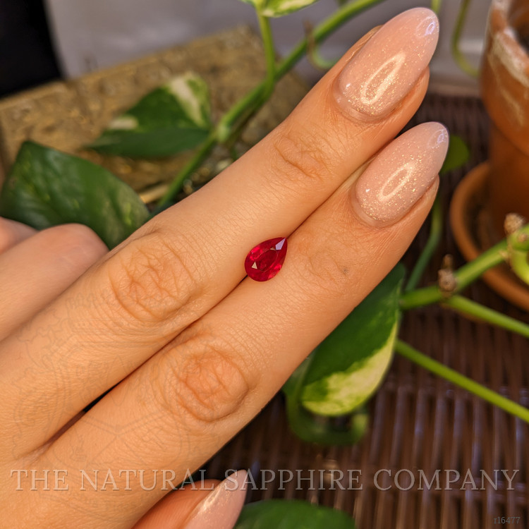 1.63 Ct. Pinkish Red Ruby from Burma (Myanmar)