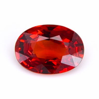 2.46 Ct. Orangish Red Ruby from Mozambique Video