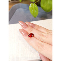 2.46 Ct. Orangish Red Ruby from Mozambique Life Style