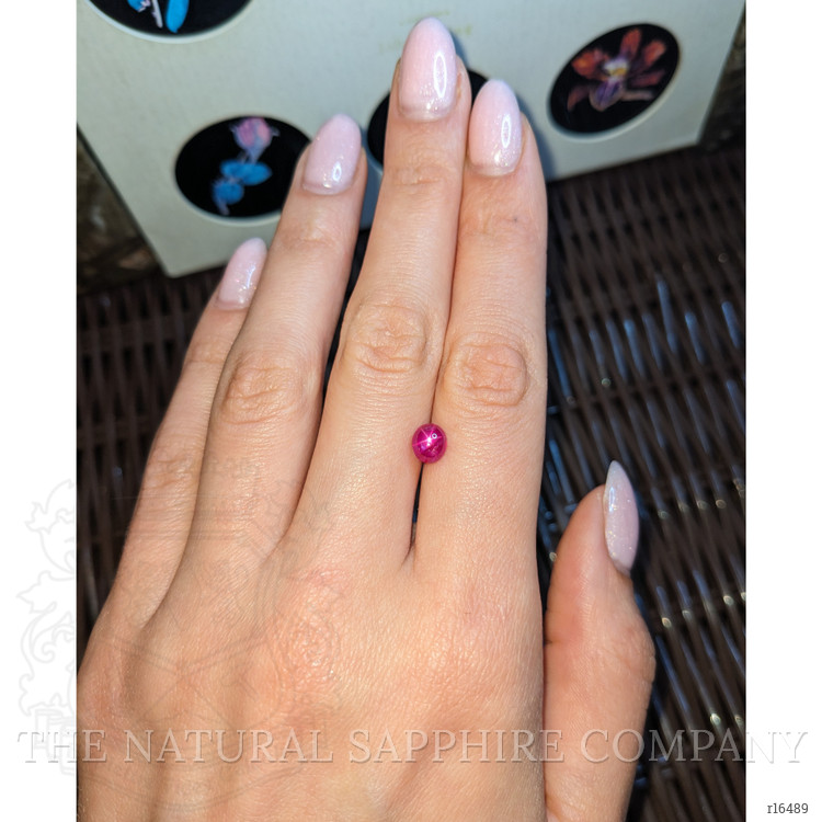 2.06 Ct. Pinkish Red Star Ruby from Burma (Myanmar)