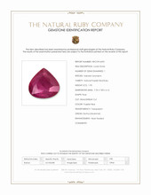 1.95 Ct. Purplish Red Ruby from Burma (Myanmar) Scan Report