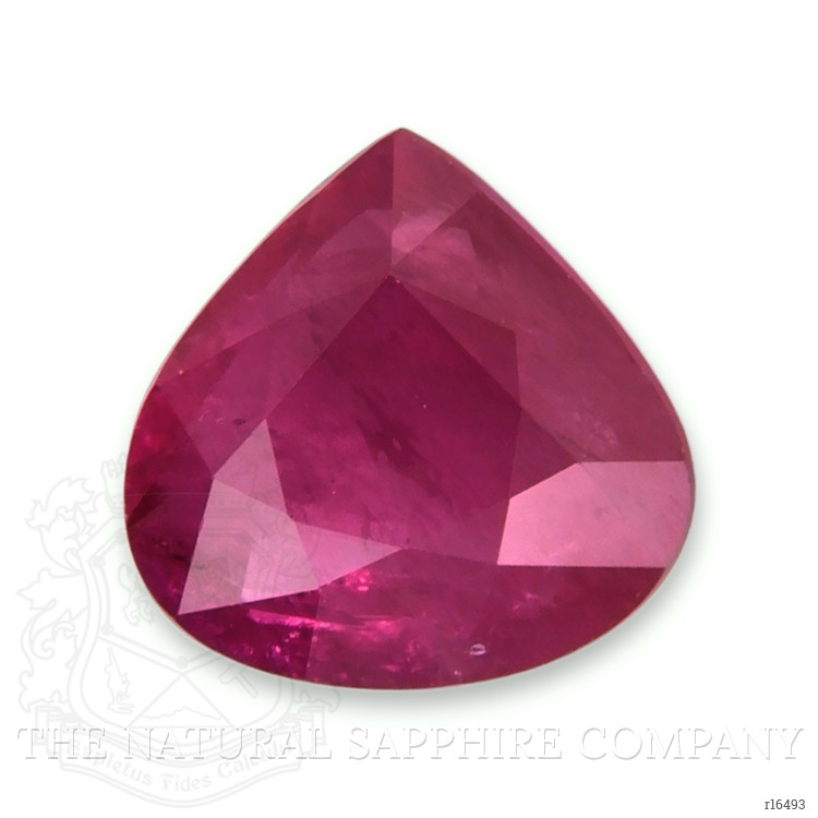 1.95 Ct. Purplish Red Ruby from Burma (Myanmar)