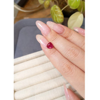 1.95 Ct. Purplish Red Ruby from Burma (Myanmar) Life Style