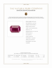 1.99 Ct. Purplish Red Ruby from Burma (Myanmar) Scan Report