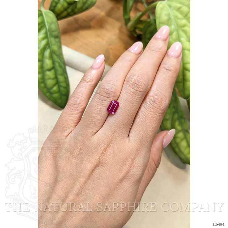 1.99 Ct. Purplish Red Ruby from Burma (Myanmar)