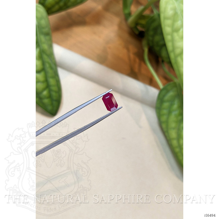 1.99 Ct. Purplish Red Ruby from Burma (Myanmar)