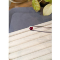 0.91 Ct. Purplish Red Ruby from Burma (Myanmar) Life Style