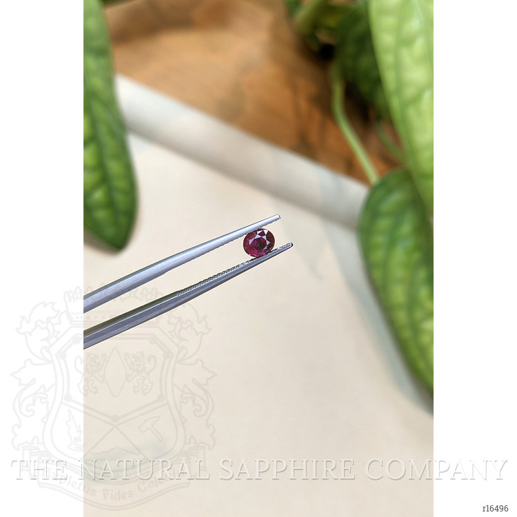 0.86 Ct. Purplish Red Ruby from Burma (Myanmar)
