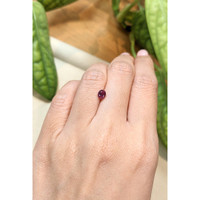 0.86 Ct. Purplish Red Ruby from Burma (Myanmar) Life Style