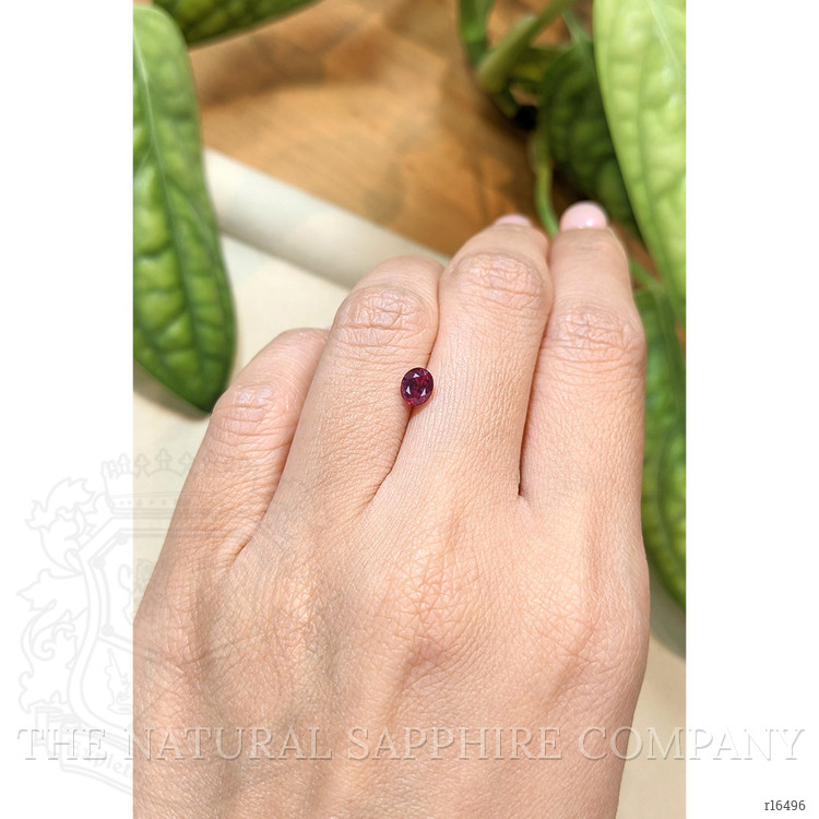 0.86 Ct. Purplish Red Ruby from Burma (Myanmar)