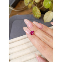 2.09 Ct. Pinkish Red Ruby from Mozambique Life Style