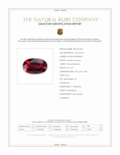 2.07 Ct. Ruby from Mozambique Scan Report