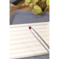 0.36 Ct. Pinkish Red Ruby from Mozambique Life Style