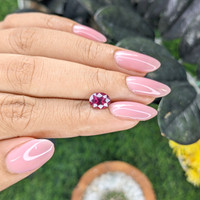1.65 Ct. Pinkish Red Ruby from Madagascar Life Style