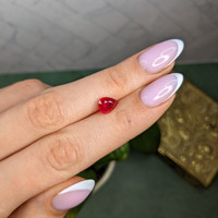 2.02 Ct. Pinkish Red Ruby from Burma (Myanmar) Life Style