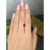 2.02 Ct. Pinkish Red Ruby from Burma (Myanmar) Life Style