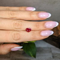 1.98 Ct. Pinkish Red Ruby from Burma (Myanmar) Life Style