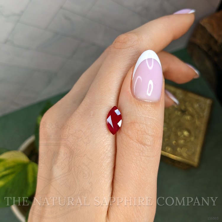 2.02 Ct. Purplish Red Ruby from Burma (Myanmar)