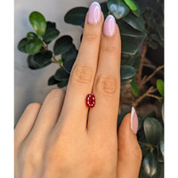 2.00 Ct. Pinkish Red Ruby from Burma (Myanmar) Life Style