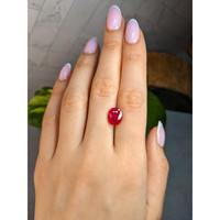 4.58 Ct. Pinkish Red Ruby from Mozambique Life Style