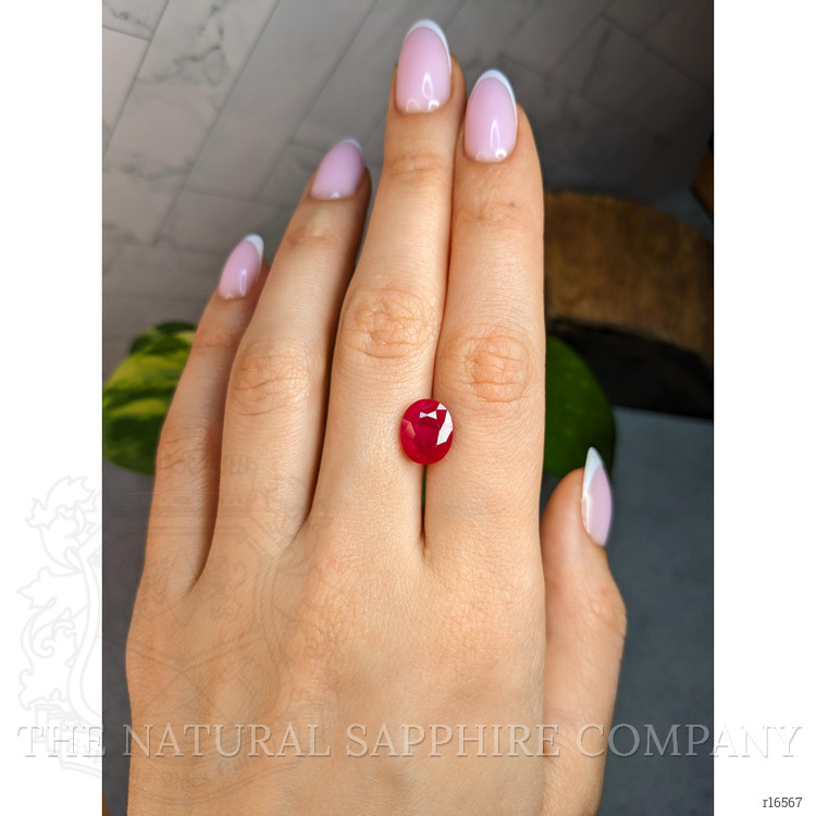 4.58 Ct. Pinkish Red Ruby from Mozambique