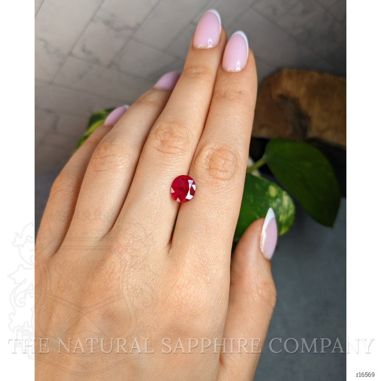 3.08 Ct. Pinkish Red Ruby from Mozambique