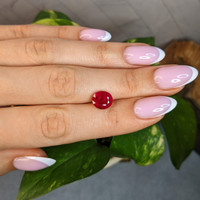 3.08 Ct. Pinkish Red Ruby from Mozambique Life Style