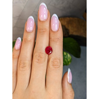 3.08 Ct. Pinkish Red Ruby from Mozambique Life Style