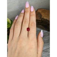 3.05 Ct. Purplish Red Ruby from Mozambique Life Style