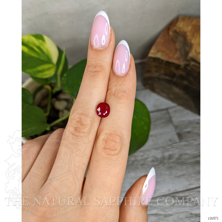 3.05 Ct. Purplish Red Ruby from Mozambique