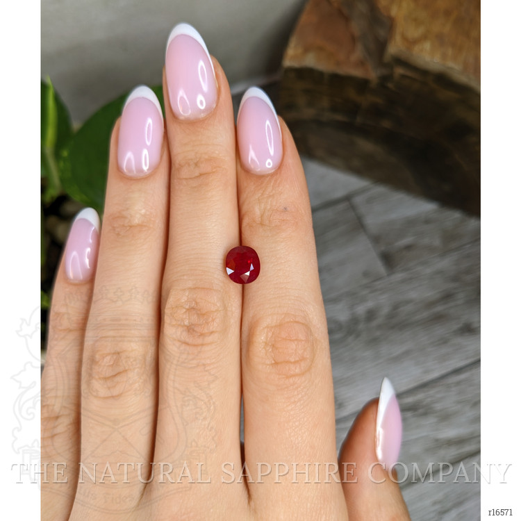 3.05 Ct. Purplish Red Ruby from Mozambique