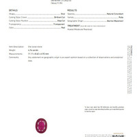 4.76 Ct. Ruby from Burma (Myanmar) Scan Report
